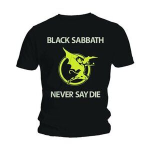 Black Sabbath Never Say Die Classic Rock Album Band Graphic Fan Unisex T-Shirt